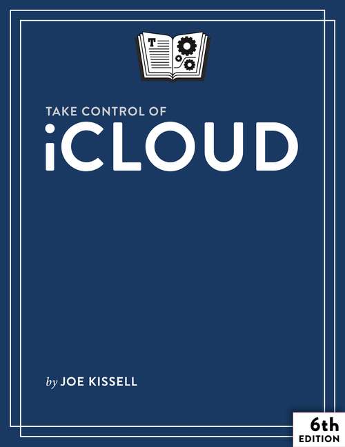 Book cover of Take Control of iCloud