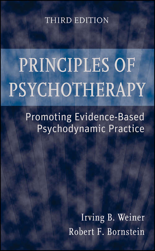 Book cover of Principles of Psychotherapy