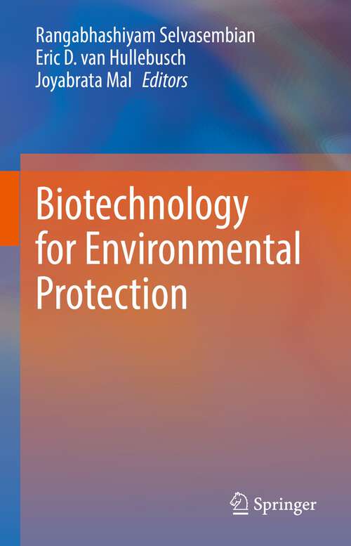 Book cover of Biotechnology for Environmental Protection (1st ed. 2022)
