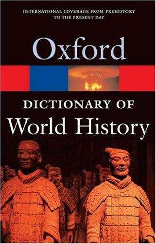 Book cover of A Dictionary of World History (2nd edition)