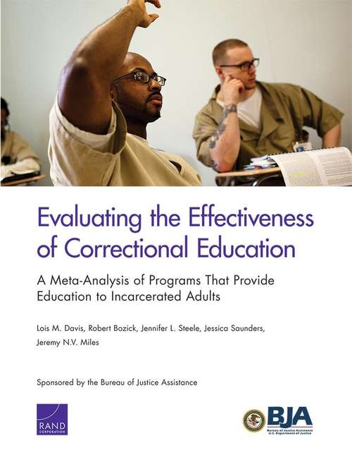 Evaluating the Effectiveness of Correctional Education