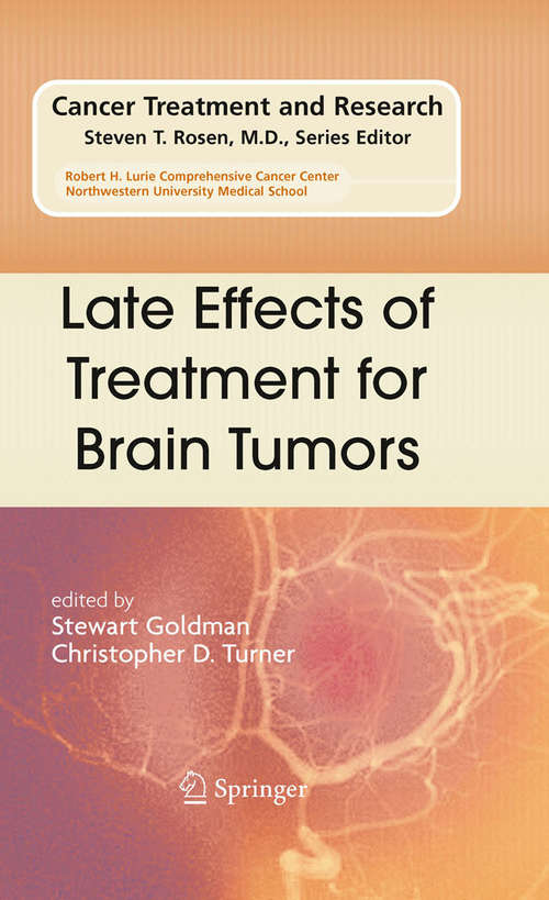 Book cover of Late Effects of Treatment for Brain Tumors