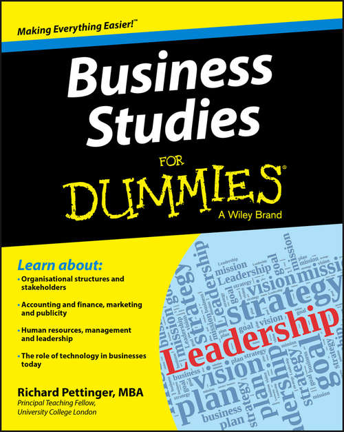Business Studies For Dummies