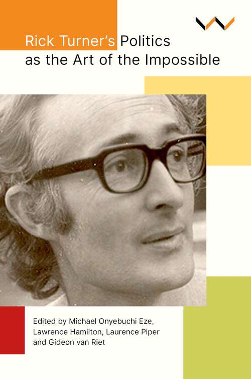 Book cover of Rick Turner's Politics as the Art of the Impossible
