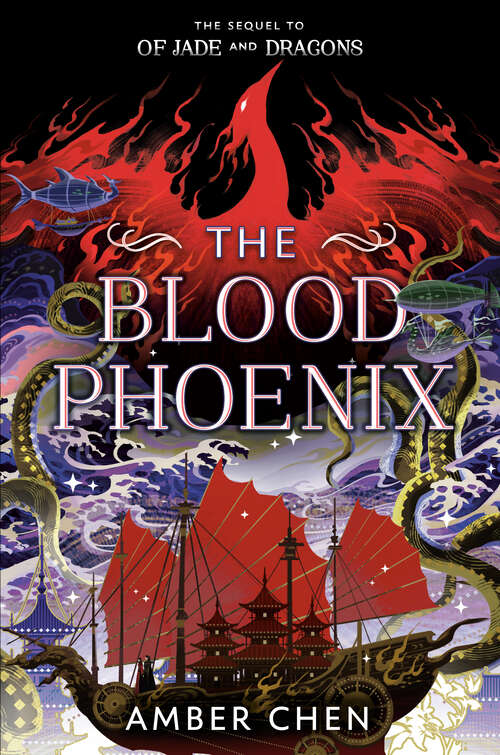 Book cover of The Blood Phoenix (OF JADE AND DRAGONS)