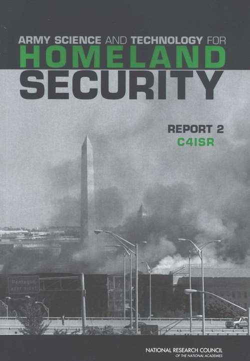 Book cover of Army Science And Technology For Homeland Security: Report 2
