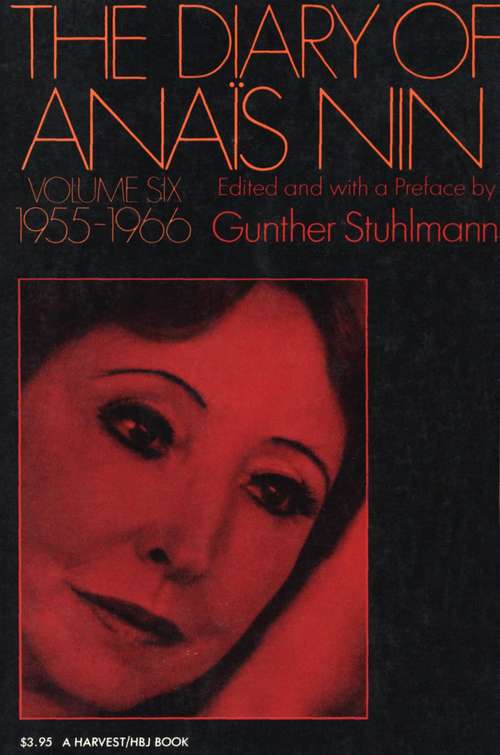 Book cover of The Diary of Anais Nin Volume 6 1955-1966