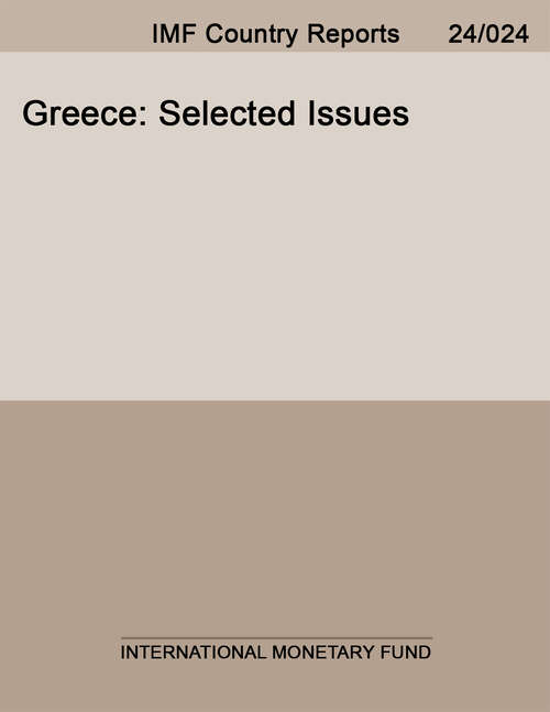 Book cover of Greece: Selected Issues (Imf Staff Country Reports: Country Report No. 13/155)