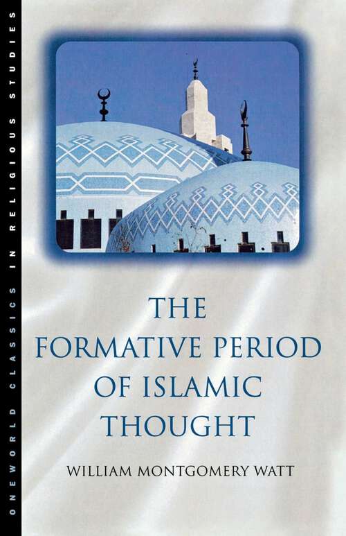 Book cover of The Formative Period of Islamic Thought