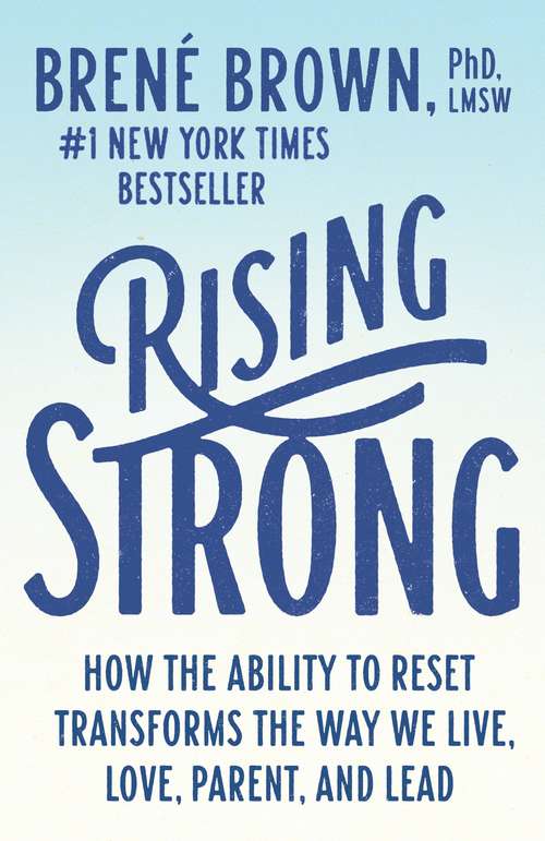 Book cover of Rising Strong