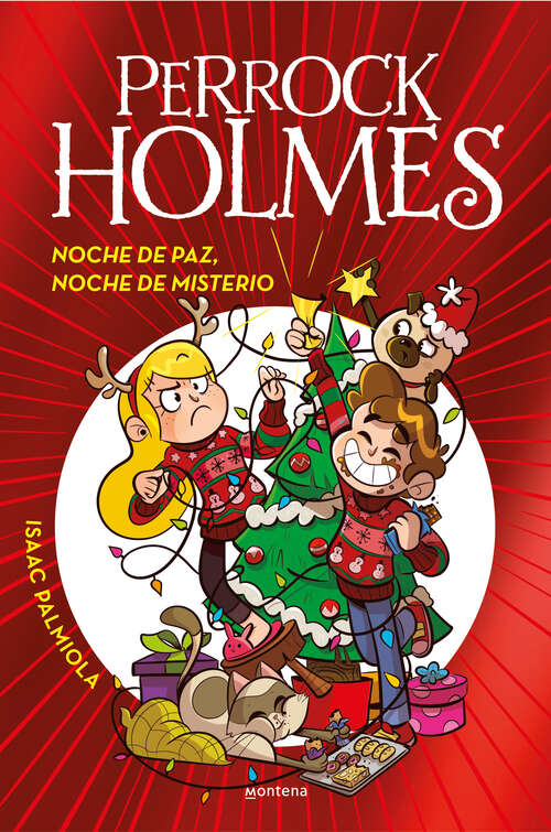 Book cover of Noche de paz, noche de misterio (Serie Perrock Holmes 20) (Serie Perrock Holmes: Volumen 20)