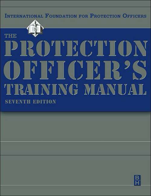 Book cover of The Protection Officer Training Manual (7th edition)