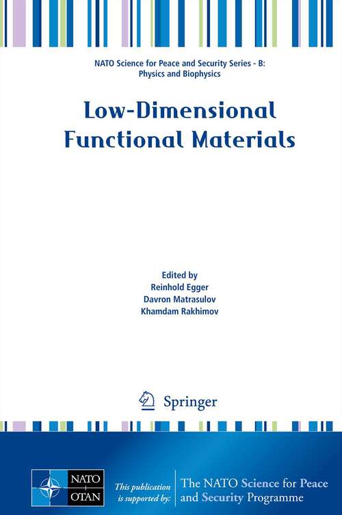 Book cover of Low-Dimensional Functional Materials