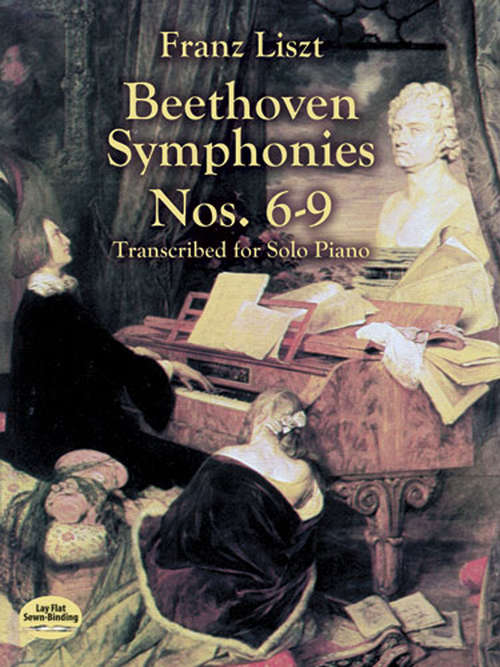 Book cover of Beethoven Symphonies Nos. 6-9 Transcribed for Solo Piano