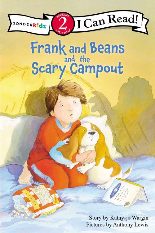 Book cover of Frank and Beans and the Scary Campout (I Can Read!: Level 2)