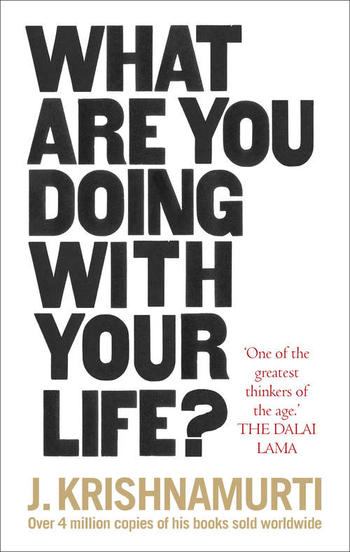 Book cover of What Are You Doing With Your Life?