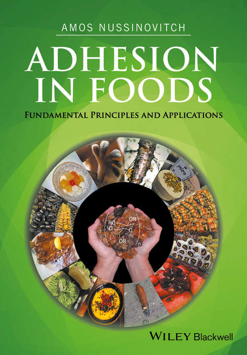 Book cover of Adhesion in Foods: Fundamental Principles and Applications
