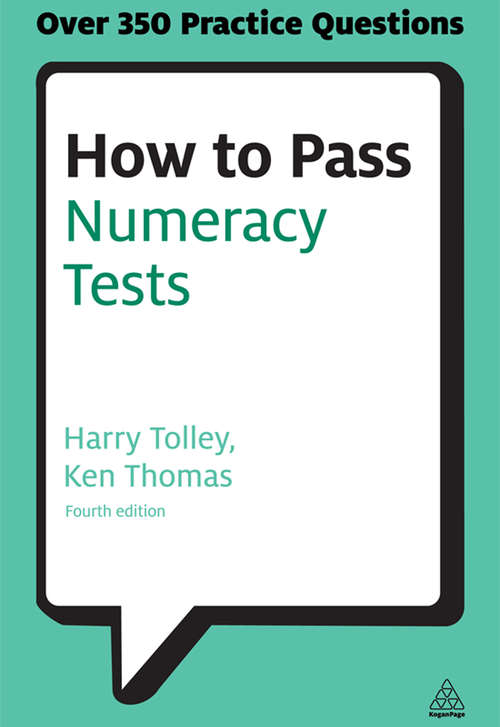 Book cover of How to Pass Numeracy Tests