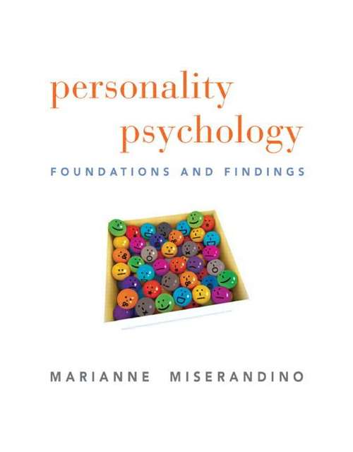 Book cover of Personality Psychology: Foundations and Findings