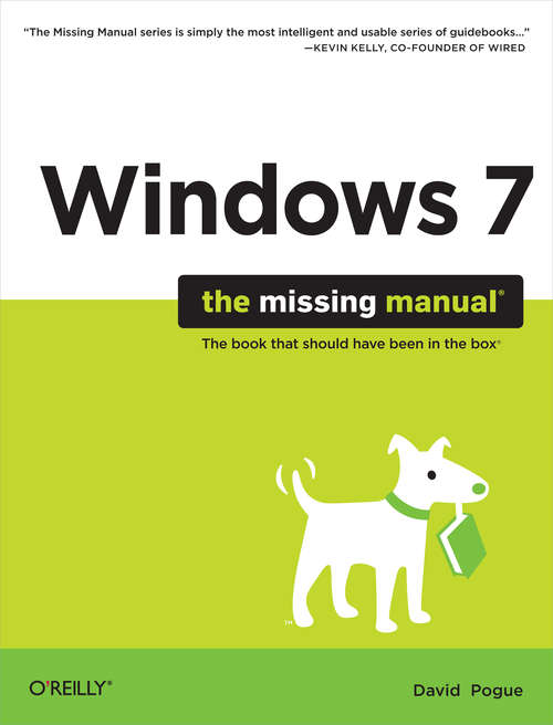 Book cover of Windows 7: The Missing Manual (The\missing Manual Ser.)