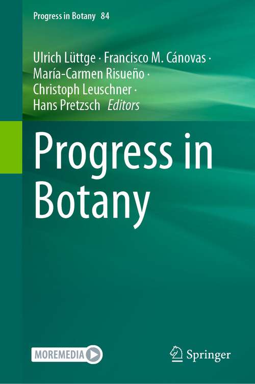 Book cover of Progress in Botany Vol. 84 (1st ed. 2024) (Progress in Botany #84)