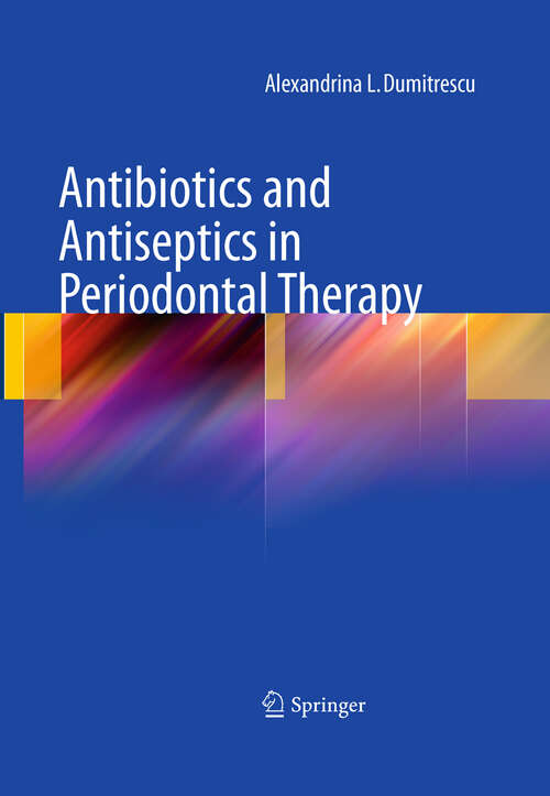 Book cover of Antibiotics and Antiseptics in Periodontal Therapy