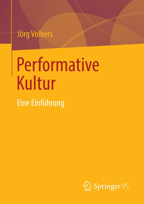 Book cover of Performative Kultur