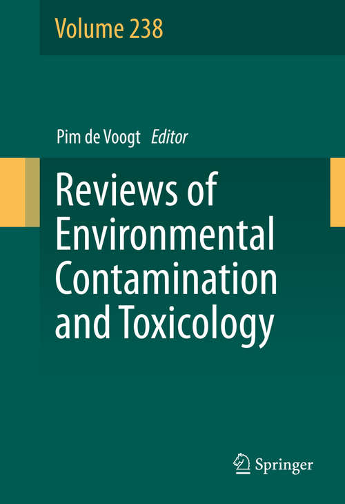 Book cover of Reviews of Environmental Contamination and Toxicology Volume 238