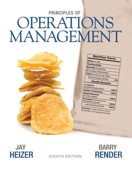 Principles of Operations Management (Eighth Edition)