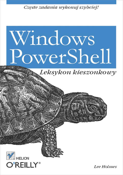 Book cover of Windows PowerShell. Leksykon kieszonkowy