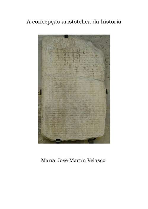 Book cover of A concepção aristotélica da história