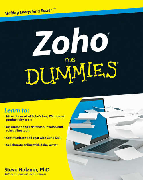 Book cover of Zoho For Dummies