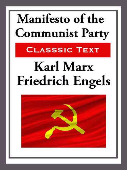 Book cover of Manifesto of the Communist Party
