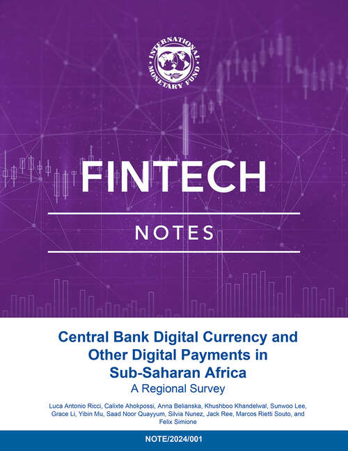 Book cover of Central Bank Digital Currency and Other Digital Payments in Sub-Saharan Africa: A Regional Survey