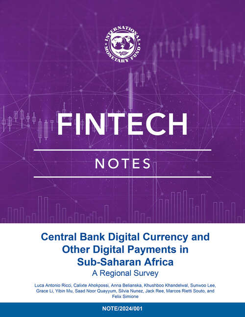 Book cover of Central Bank Digital Currency and Other Digital Payments in Sub-Saharan Africa: A Regional Survey