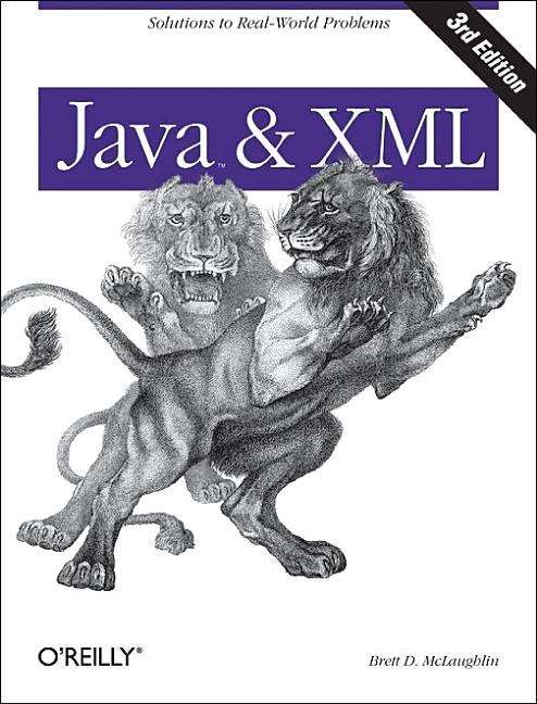 Book cover of Java and XML
