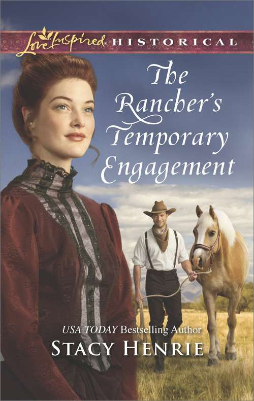 Book cover of The Rancher's Temporary Engagement