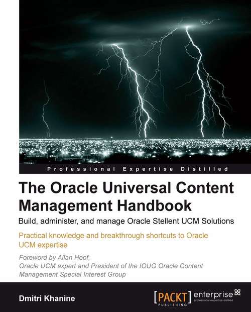 Book cover of The Oracle Universal Content Management Handbook
