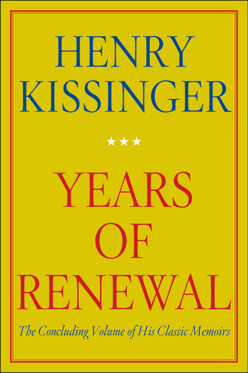Book cover of Years of Renewal