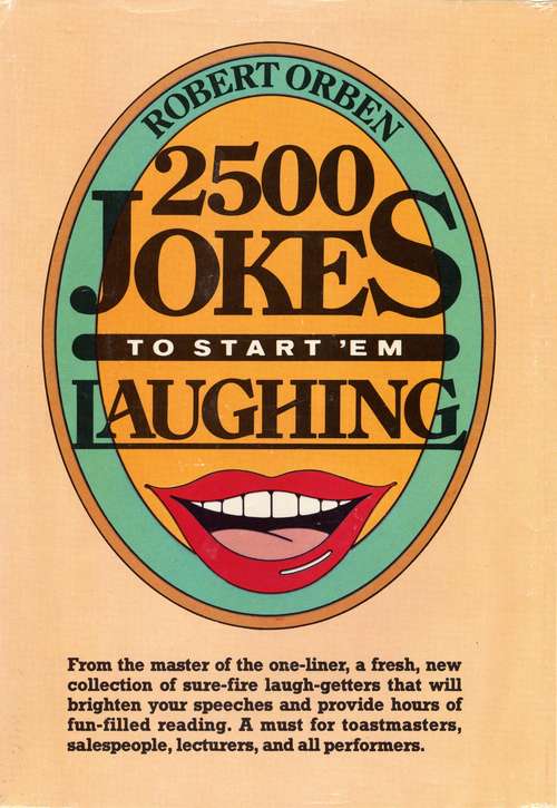 Book cover of 2500 Jokes to Start 'Em Laughing