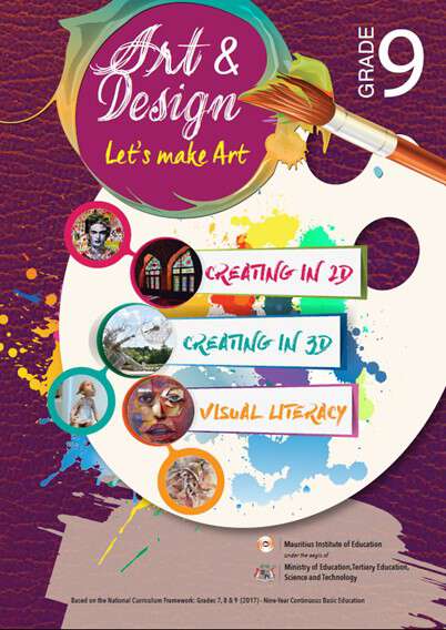 Book cover of Art and Design - Let’s Make Art class 9 - MIE