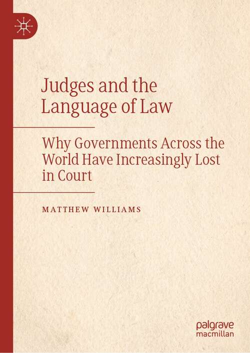Judges and the Language of Law