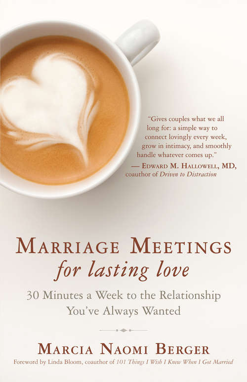 Book cover of Marriage Meetings for Lasting Love
