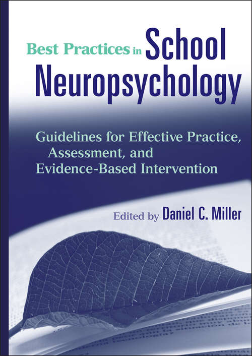 Best Practices in School Neuropsychology