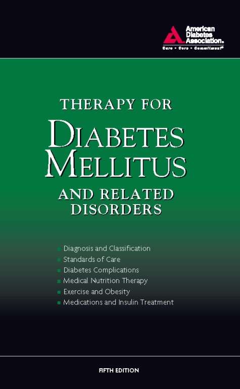 Book cover of Therapy for Diabetes Mellitus and Related Disorders