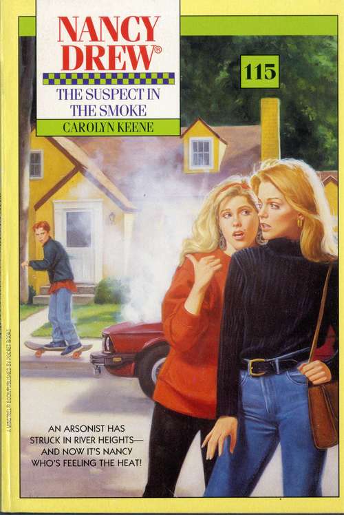 Book cover of The Suspect in the Smoke (Nancy Drew #115)