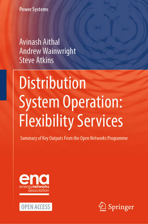 Book cover of Distribution System Operation: Summary of Key Outputs From the Open Networks Programme (Power Systems)