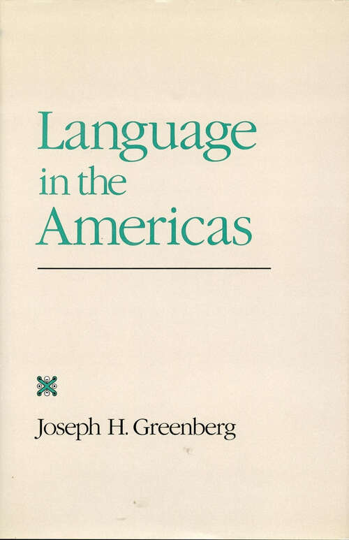 Book cover of Language in the Americas
