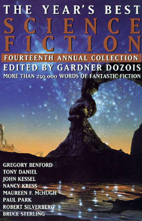 Book cover of The Year's Best Science Fiction: Fourteenth Annual Collection