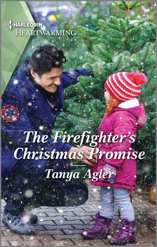 Book cover of The Firefighter's Christmas Promise: A Clean Romance (Smoky Mountain First Responders #3)